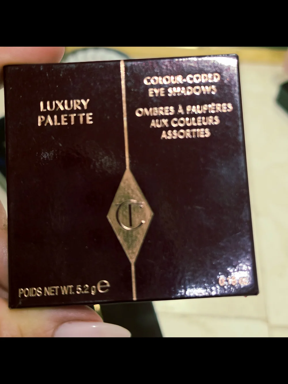Charlotte Tilbury Quad Eyeshadow — Taupe, Charcoal, Shimmering Bronze